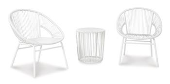 Mandarin Cape Outdoor Table and Chairs (Set of 3)