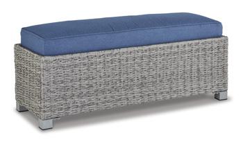 Naples Beach Outdoor Bench with Cushion