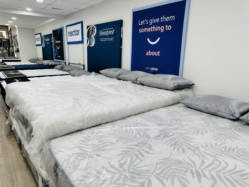 The beginning of a comfortable bedroom is the perfect mattress from Jim's Mattress and More